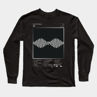 Arctic Monkeys - AM Tracklist Album Long Sleeve T-Shirt